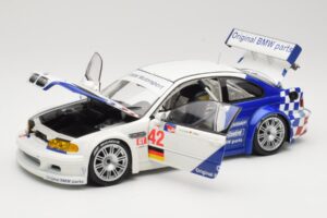 BMW M3 E46 GTR #42 J. Muller / J.J. Lehto ALMS 2001 Minichamps 1:18 80430139183 Diecast - image 2 of 8