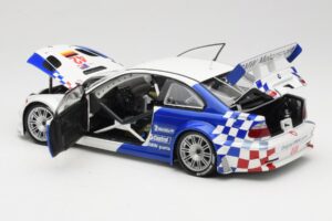 BMW M3 E46 GTR #42 J. Lehto / P. Ekblom ALMS 2001 Minichamps 1:18 100012142 Diecast - image 5 of 8