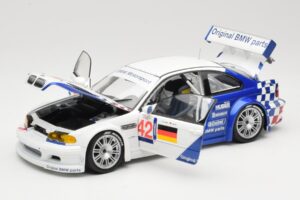 BMW M3 E46 GTR #42 J. Lehto / J. Muller ELMS 2001 Minichamps 1:18 100012192 Diecast - image 2 of 8