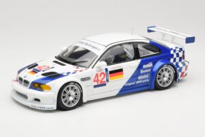 BMW M3 E46 GTR #42 J. Lehto / J. Muller ELMS 2001 Minichamps 1:18 100012192 Diecast