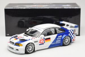 BMW M3 E46 GTR #42 J. Lehto / J. Muller ELMS 2001 Minichamps 1:18 100012192 Diecast - image 8 of 8