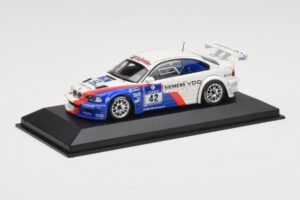 BMW M3 E46 GTR #42 P. Muller / J. Muller / H-J. Stuck / P. Lamy ADAC 24h Nurburgring 2004 Minichamps 1:43 BMW001 Diecast - image 2 of 4