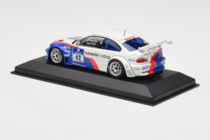 BMW M3 E46 GTR #42 P. Muller / J. Muller / H-J. Stuck / P. Lamy ADAC 24h Nurburgring 2004 Minichamps 1:43 BMW001 Diecast - image 3 of 4