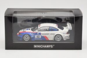 BMW M3 E46 GTR #42 P. Muller / J. Muller / H-J. Stuck / P. Lamy ADAC 24h Nurburgring 2004 Minichamps 1:43 BMW001 Diecast - image 4 of 4