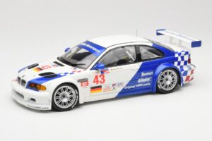 BMW M3 E46 GTR #43 D. Muller ALMS 2001 Minichamps 1:18 100012143 Diecast