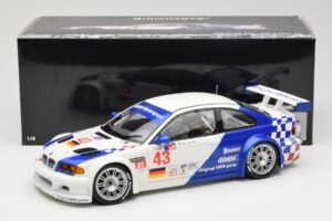 BMW M3 E46 GTR #43 D. Muller ALMS 2001 Minichamps 1:18 100012143 Diecast - image 8 of 8