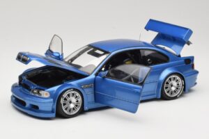 BMW M3 E46 GTR Street Blue Minichamps 1:18 80430302540 Diecast - image 2 of 8