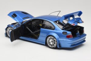 BMW M3 E46 GTR Street Blue Minichamps 1:18 80430302540 Diecast - image 5 of 8