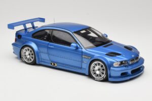 BMW M3 E46 GTR Street Blue Minichamps 1:18 80430302540 Diecast - image 6 of 8