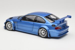 BMW M3 E46 GTR Street Blue Minichamps 1:18 80430302540 Diecast - image 7 of 8