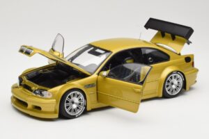 BMW M3 E46 GTR Street Phoenix Yellow Minichamps 1:18 80430309444 Diecast - image 2 of 8