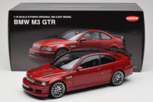 BMW M3 E46 GTR Street Red Kyosho 1:18 08507R Diecast - image 8 of 8