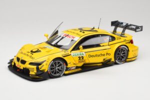 BMW M3 E92 #22 T. Glock BMW Team MTEK DTM 2013 Minichamps 1:18 100132222 Diecast - image 2 of 8
