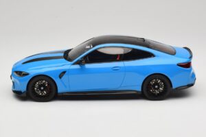 BMW M4 CS G82 Riviera Blue GT Spirit 1:18 GT511 Resin - image 3 of 6