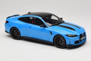 BMW M4 CS G82 Riviera Blue GT Spirit 1:18 GT511 Resin - image 4 of 6