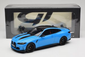BMW M4 CS G82 Riviera Blue GT Spirit 1:18 GT511 Resin - image 6 of 6