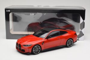 BMW M4 F82 Imola Red Metallic Minichamps 1:18 155020121 Diecast - image 6 of 6
