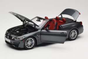 BMW M4 F83 Cabriolet Mineral Grey Paragon 1:18 80432339610 Diecast - image 2 of 8