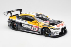 BMW M4 G82 GT3 Rowe Racing #98 ADAC 24 Hours Nürburgring 2022 Minichamps 1:18 113222098 Diecast - image 6 of 8