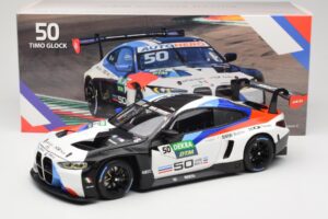 BMW M4 GT3 Ceccato Racing #50 T. Glock DTM Imola 2022 Minichamps 1:18 113222050 Diecast - image 8 of 8