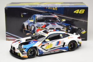BMW M4 GT3 #46 V. Rossi / A. Farfus / M. Martin Team WRT 12 Hours of Bathurst 2023 Minichamps 1:18 113232146 Diecast - image 8 of 8