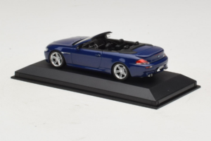 BMW M6 E64 Cabriolet Blue Metallic Minichamps 1:43 BMW017 Diecast - image 3 of 4