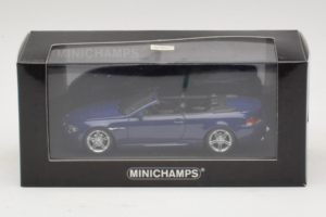 BMW M6 E64 Cabriolet Blue Metallic Minichamps 1:43 BMW017 Diecast - image 4 of 4