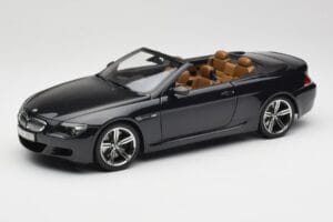 BMW M6 E64 Cabriolet Sapphire Black Kyosho 1:18 80430417424 Diecast