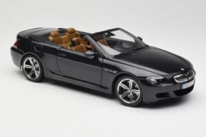 BMW M6 E64 Cabriolet Sapphire Black Kyosho 1:18 80430417424 Diecast - image 7 of 9