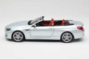 BMW M6 F12 Convertible Silverstone Silver Paragon 1:18 8043225656 Diecast - image 4 of 8