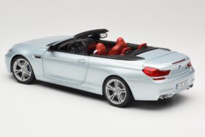 BMW M6 F12 Convertible Silverstone Silver Paragon 1:18 8043225656 Diecast - image 7 of 8