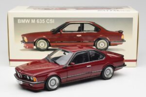 BMW M635 CSi E24 Karmin Red AUTOart 1:18 70528 Diecast - image 8 of 8