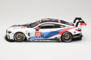 BMW M8 GTE Team RLL C. De Phillippi / B. Auberlen 2nd in Class 12 Hours of Sebring 2018 Minichamps 1:18 155182925 Diecast - image 3 of 6
