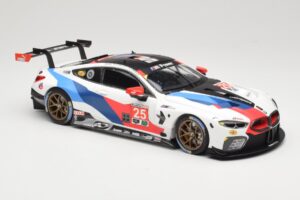 BMW M8 GTE Team RLL C. De Phillippi / B. Auberlen 2nd in Class 12 Hours of Sebring 2018 Minichamps 1:18 155182925 Diecast - image 4 of 6