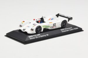 BMW V12 LMR LMP1 #42 J. Müller / J. Lehto 24 Hours of Le Mans 2000 Minichamps 1:43 80420018215 Diecast - image 2 of 4