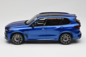 BMW X5 M F95 Competition Marina Bay Blue Metallic GT Spirit 1:18 GT967 Resin - image 3 of 6