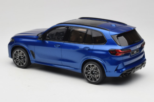 BMW X5 M F95 Competition Marina Bay Blue Metallic GT Spirit 1:18 GT967 Resin - image 5 of 6