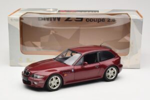 BMW Z3 Coupe 2.8 Red Metallic UT Models 1:18 20423 Diecast - image 8 of 8