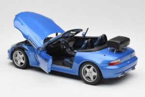 BMW Z3 M Roadster With Luggage Rack Blue Metallic UT Models 1:18 20416 Diecast - image 5 of 8