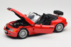 BMW Z3 Roadster 1.9 Red Dealer Edition UT Models 1:18 80439423068 Diecast - image 2 of 8