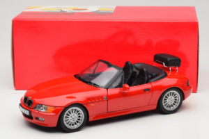 BMW Z3 Roadster 1.9 Red Dealer Edition UT Models 1:18 80439423068 Diecast - image 8 of 8