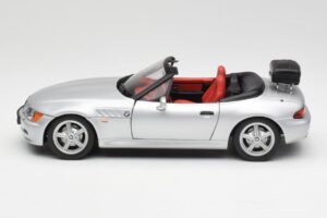 BMW Z3 Roadster With Luggage Rack Silver UT Models 1:18 20407 Diecast - image 4 of 8