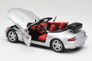 BMW Z3 Roadster With Luggage Rack Silver UT Models 1:18 20407 Diecast - image 5 of 8