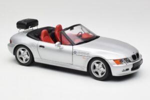 BMW Z3 Roadster With Luggage Rack Silver UT Models 1:18 20407 Diecast - image 6 of 8