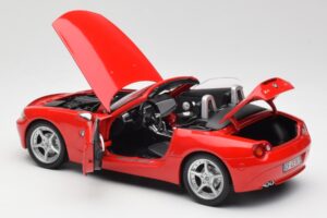 BMW Z4 E85 Roadster Red Bburago 1:18 34046 Diecast - image 5 of 8