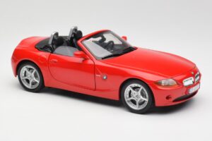 BMW Z4 E85 Roadster Red Bburago 1:18 34046 Diecast - image 6 of 8