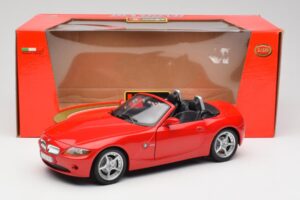 BMW Z4 E85 Roadster Red Bburago 1:18 34046 Diecast - image 8 of 8