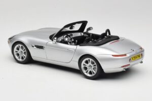 BMW Z8 E52 Cabriolet Silver Kyosho 1:18 80432411551 Diecast - image 5 of 8