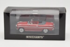 Borgward Isabella Cabriolet Red Minichamps 1:43 400096060 Diecast - image 4 of 4