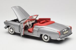 Borgward Isabella Cabriolet Silver Revell 1:18 8411 Diecast - image 5 of 8